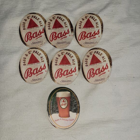 Vintage Coaster Bass & Co's Pale Ale Beer Man Cave Bar Home Drink Alcohol Party - Picture 4 of 5